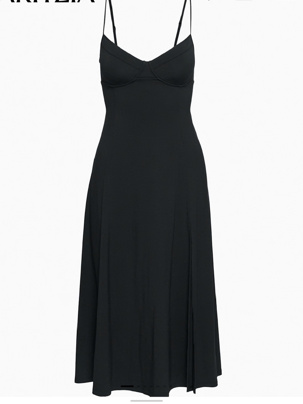 Aritzia Wilfred Black Montague Dress